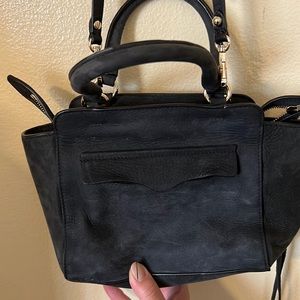 Well loved good condition rebecca minkoff suede crossbody bag